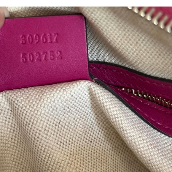 Gucci Magenta Pink Patent Microguccissima Small Nice Top Handle Bag - Picture 5 of 10